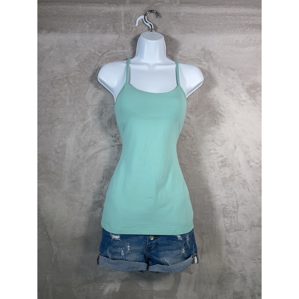 Lululemon Power Pose Tank Top Womens Size 4 Tonic Sea Performance Training